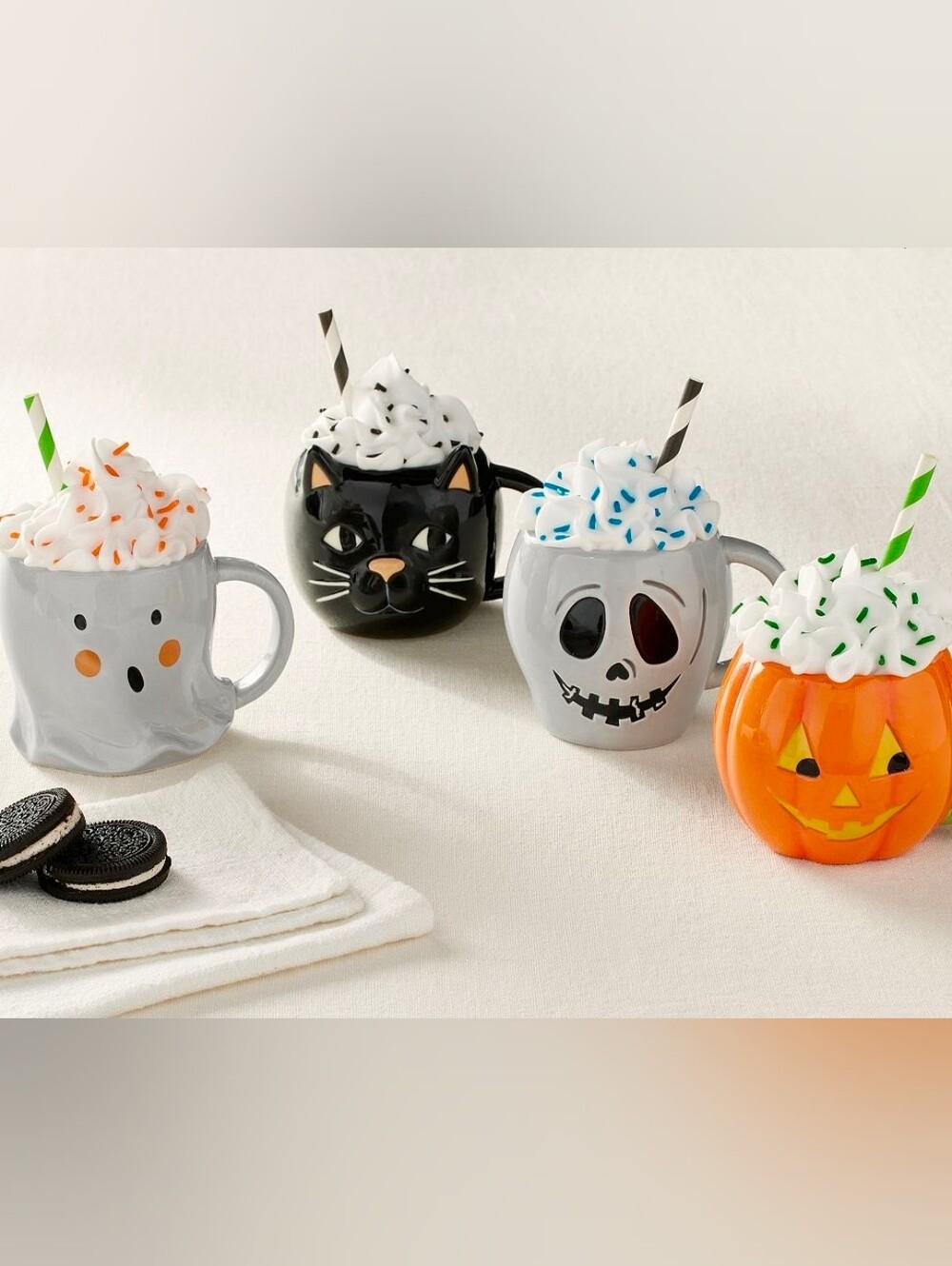 Kids Halloween Mug Set - Rifle Paper Co X Pottery Barn Kids